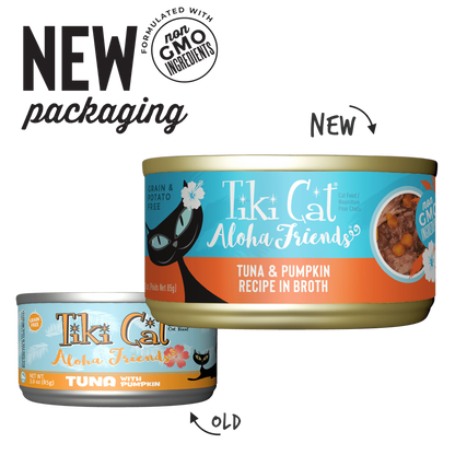 Tiki Cat Aloha Friends Tuna with Pumpkin Grain-Free Wet Cat Food