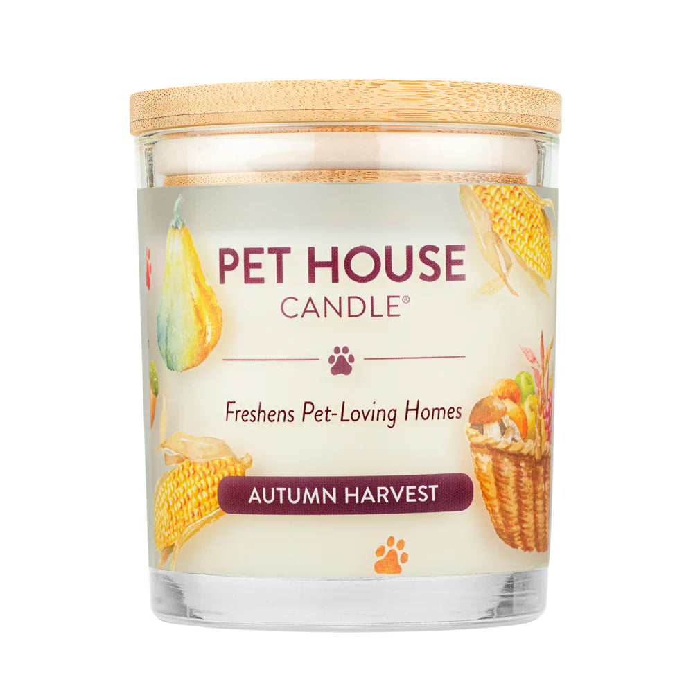 Pet House Candle Autumn Harvest Plant-Based Soy Wax Candle