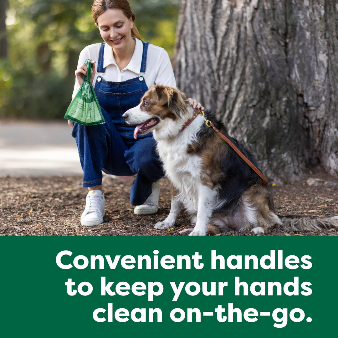Earth Rated Dog Poop Bags with Handles Unscented 120 Count