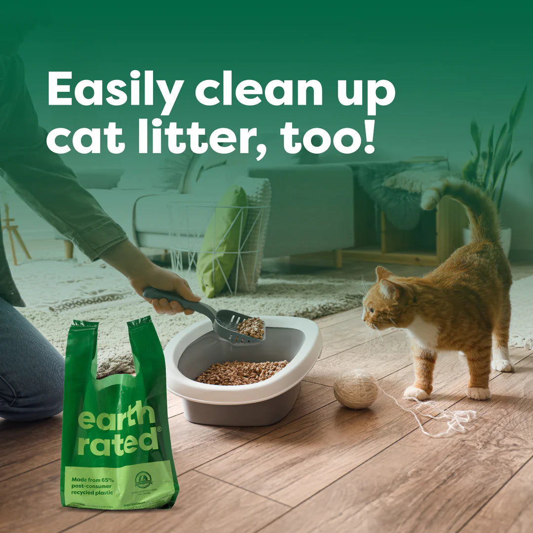 Earth Rated Dog Poop Bags with Handles Unscented 120 Count