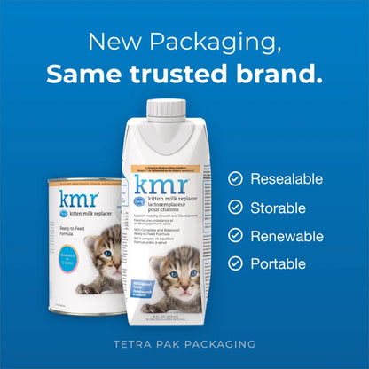 PetAg KMR Liquid Milk Supplement for Kittens, 16 oz