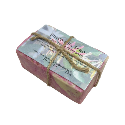 Made 4 Ewe Sheep Milk Soap, Honeysuckle 5.5 oz