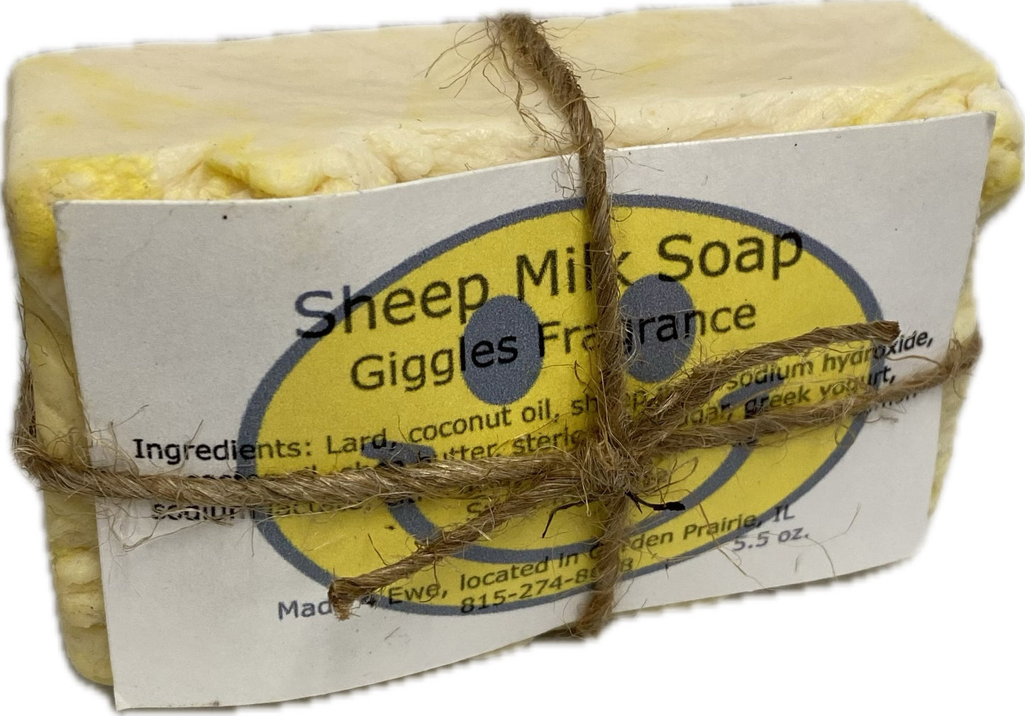 Made 4 Ewe Sheep Milk Soap, Giggles 5.5 oz