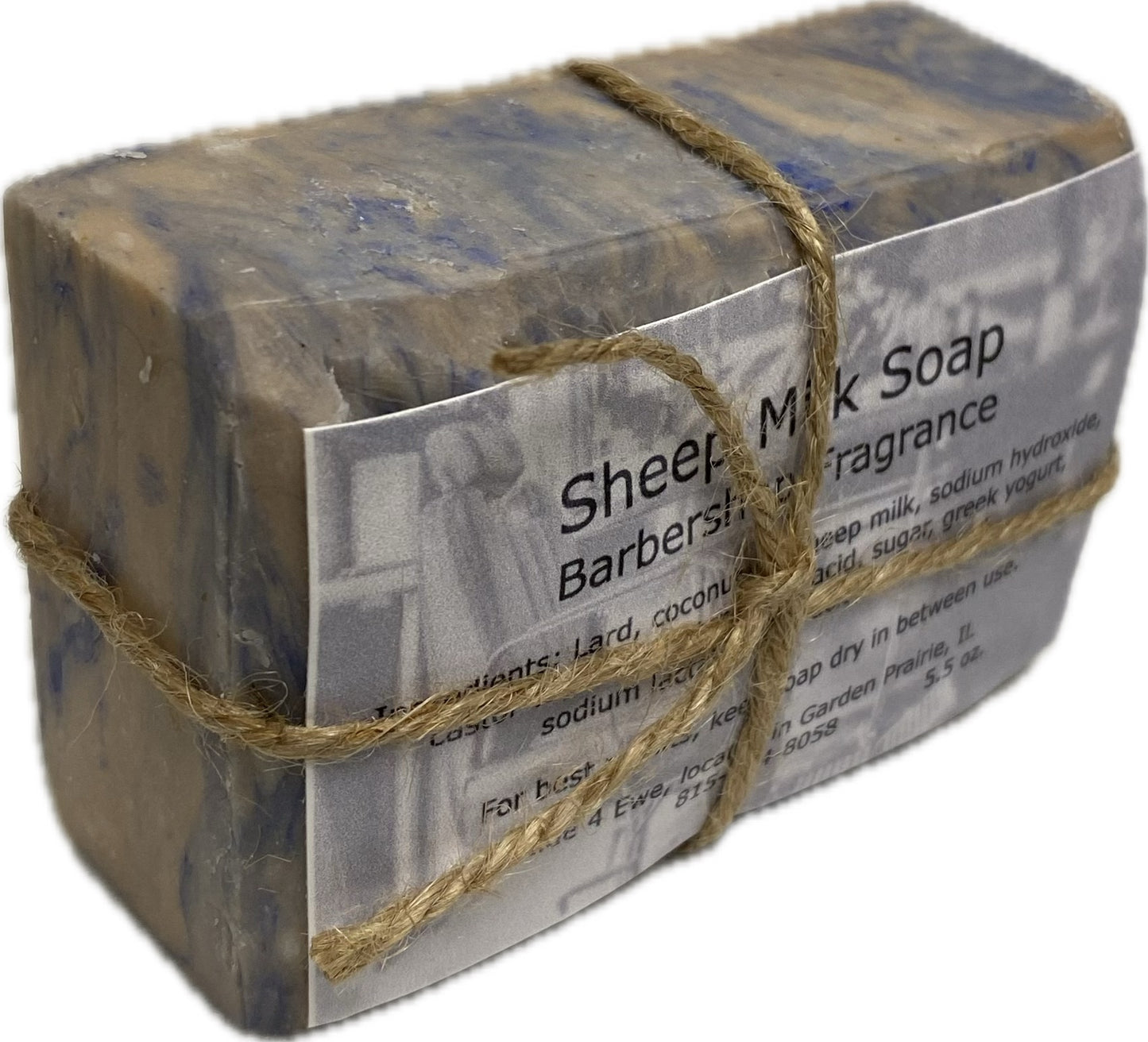 Made 4 Ewe Sheep Milk Soap, Barbershop 5.5 oz