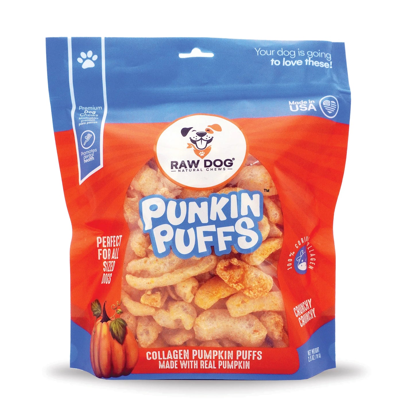 Raw Dog Crispy Collagen Punkin Puffs