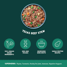 Load image into Gallery viewer, A Pup Above Texas Beef Stew Gently Cooked Frozen Dog Food
