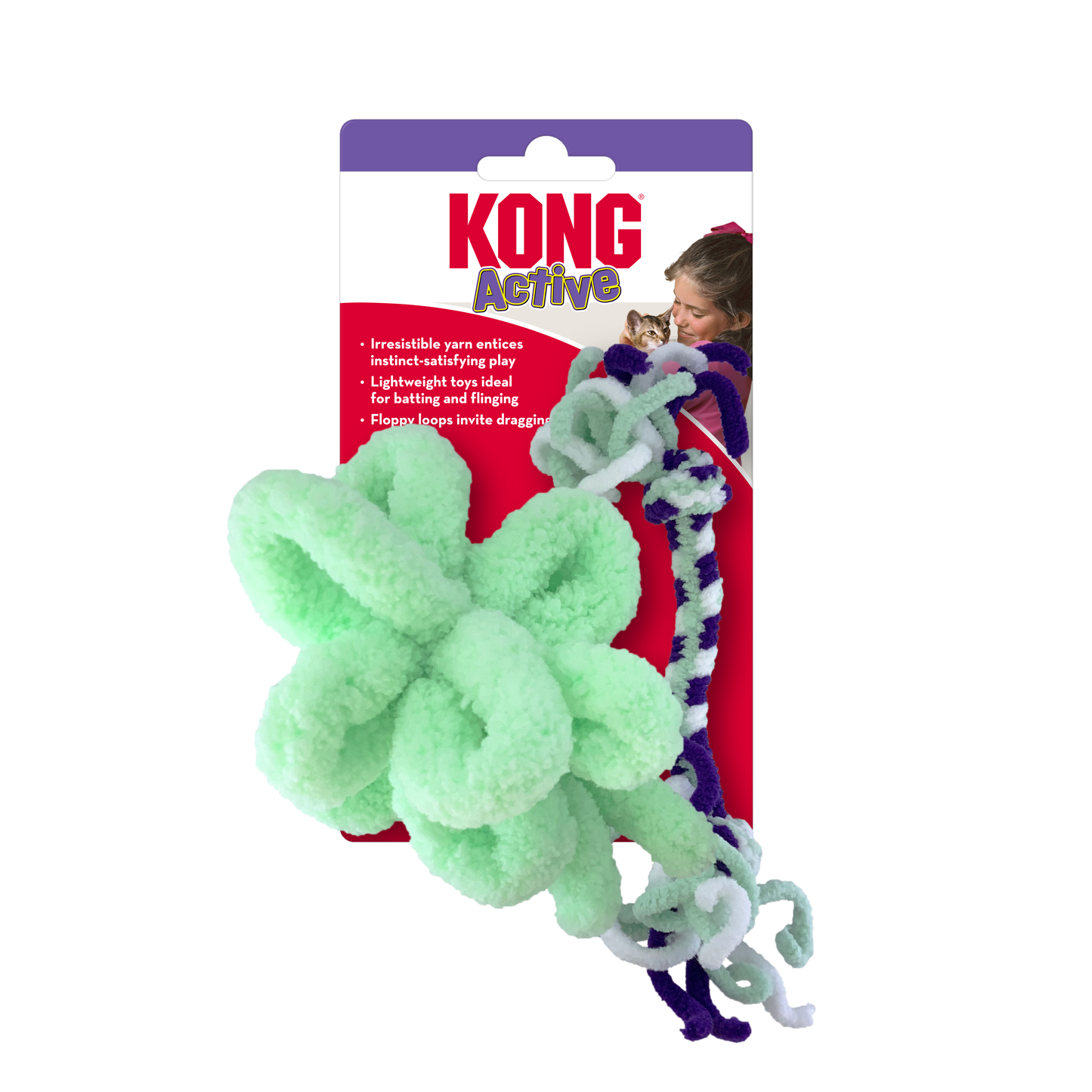 KONG Active Rope Cat Toys 2 PK