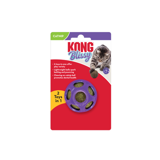 KONG Blissy Moon Ball With Catnip Cat Toy