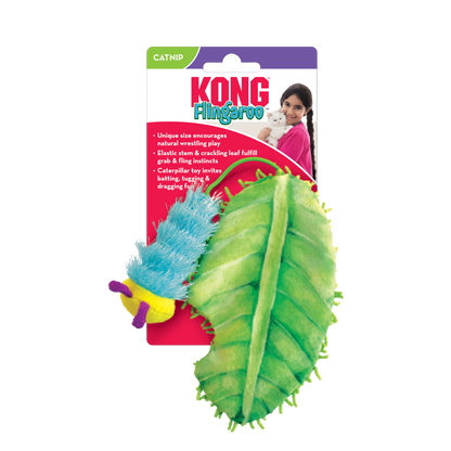 KONG Flingaroo Caterpillar Cat Toy