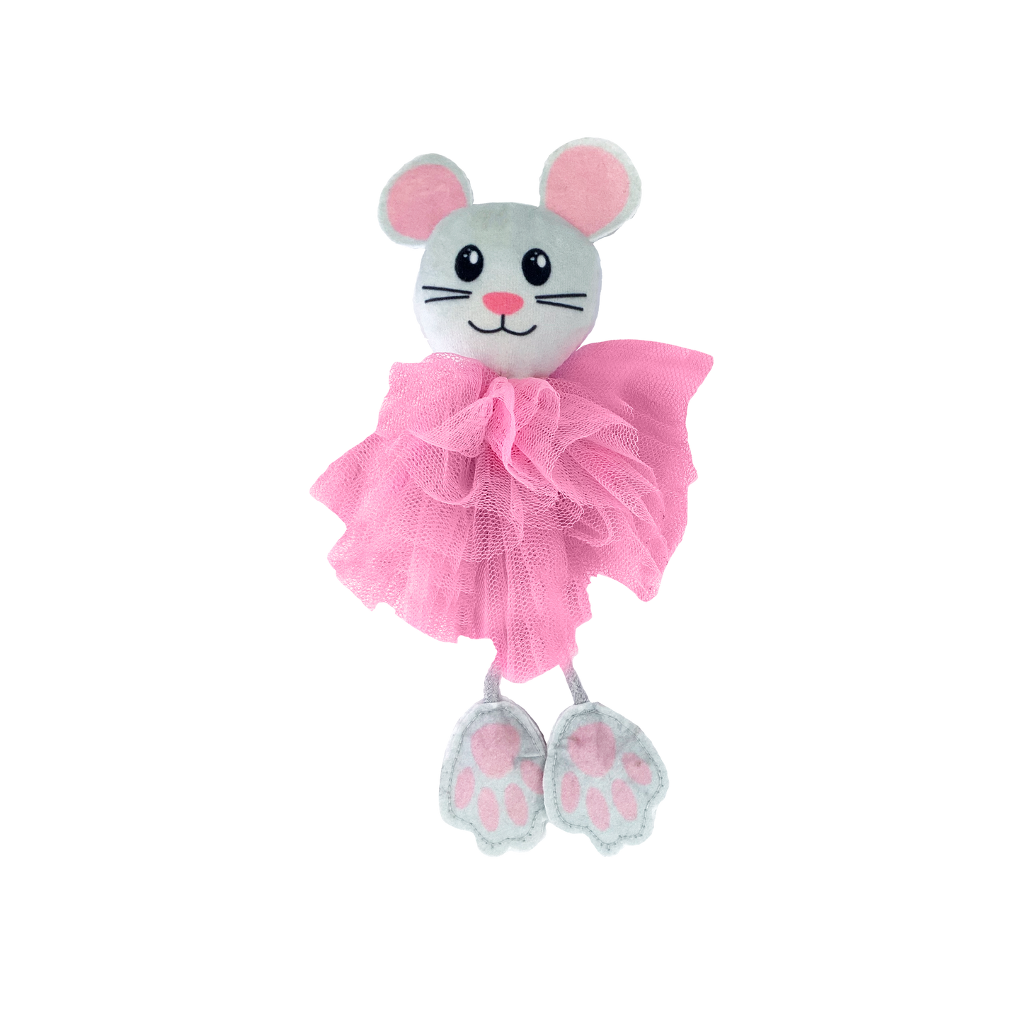 KONG Flingaroo Tutu Mouse Cat Toy Assorted Colors