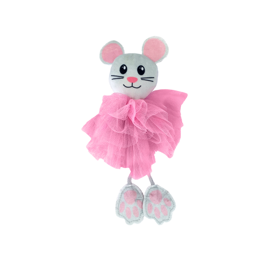 KONG Flingaroo Tutu Mouse Cat Toy Assorted Colors