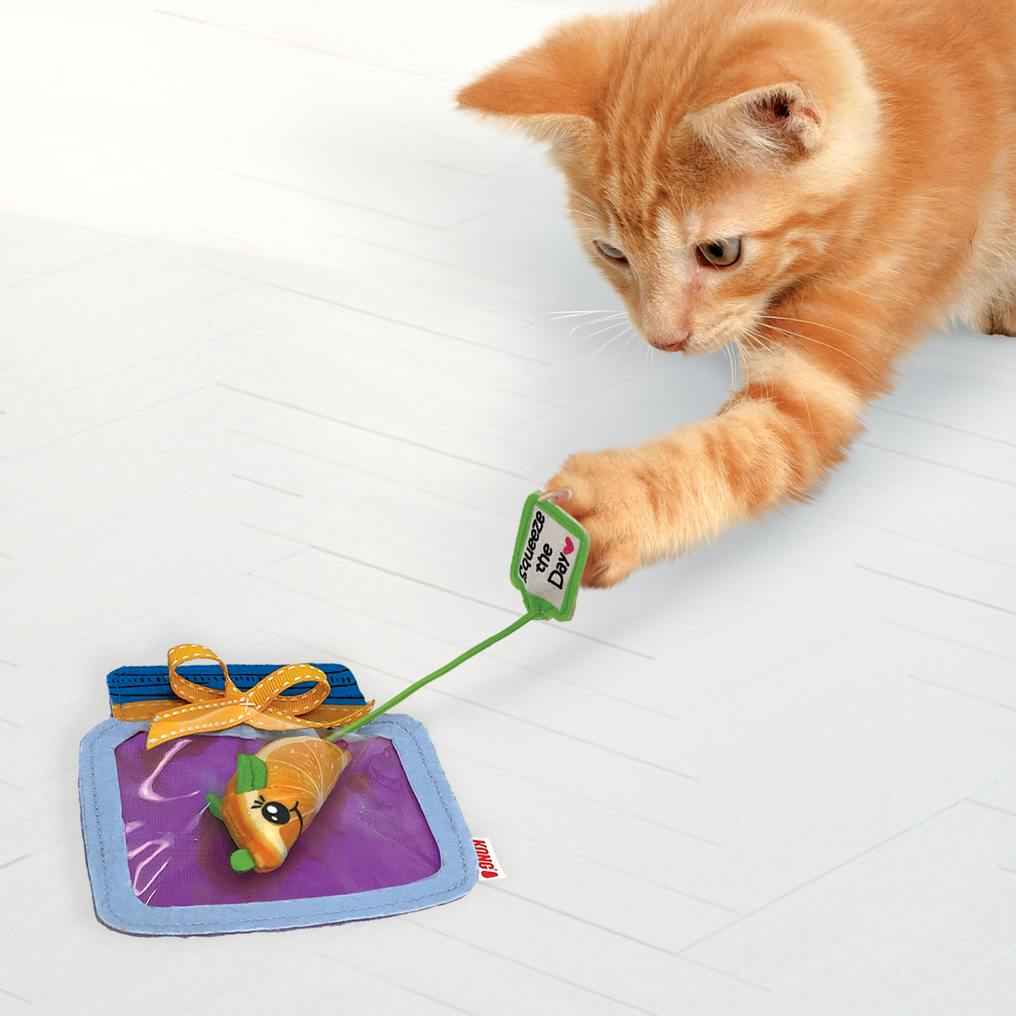 KONG Pull-A-Partz Jamz Cat Toy