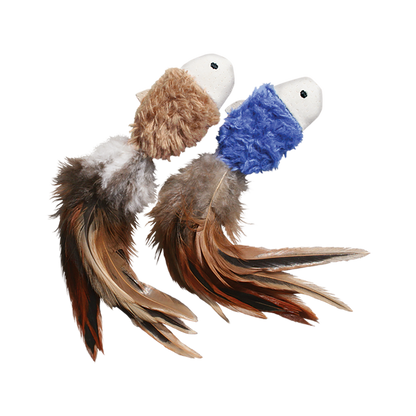 KONG Naturals Crinkle Fish Cat Toy, 2 Pack