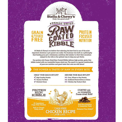 Stella & Chewy's Raw Coated Kibble Cage-Free Chicken Cat Food