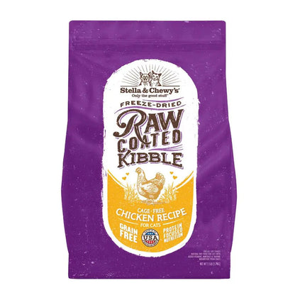 Stella & Chewy's Raw Coated Kibble Cage-Free Chicken Cat Food