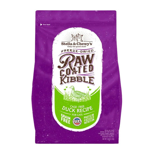 Stella & Chewy's Raw Coated Kibble Cage-Free Duck Cat Food