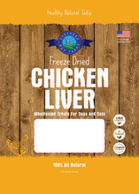 Load image into Gallery viewer, Shepherd Boy Farms Freeze Dried Chicken Liver 3 oz
