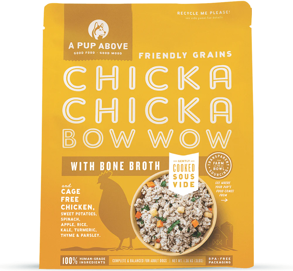 A Pup Above Chicka Chicka Bow Wow Gently Cooked Frozen Dog Food