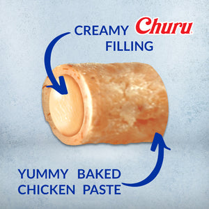 Inaba Churu Bites Chicken Recipe Wraps Chicken Recipe Grain-Free Cat Treats 3 Pack