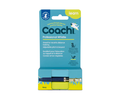 Coachi Professional Dog Training Whistle, Navy