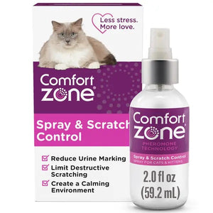 Comfort Zone Scratch Deterrent and Cat Calming Spray 2 oz