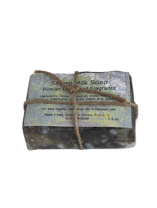 Made 4 Ewe Sheep Milk Soap, Persian Limewood 5.5 oz