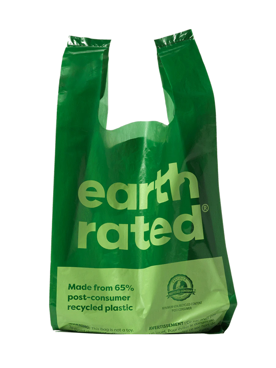 Earth Rated Dog Poop Bags with Handles Unscented 120 Count