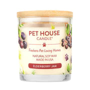 Load image into Gallery viewer, Pet House Elderberry Jam Plant-Based Soy Wax Candle
