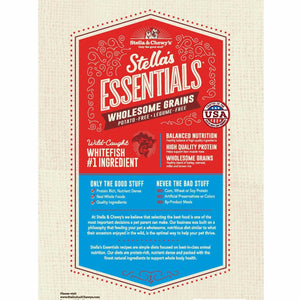 Stella & Chewy's Essentials Whitefish, Ancient Grains & Salmon Dry Dog Food
