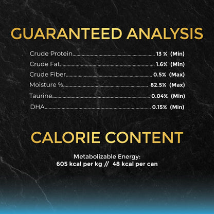Fussie Cat Black Label Tuna with Small Anchovies Formula in Gravy Wet Cat Food, 2.82oz
