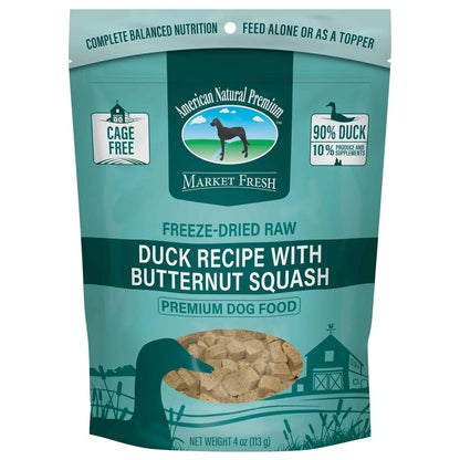 American Natural Premium Freeze-Dried Duck Recipe with Butternut Squash