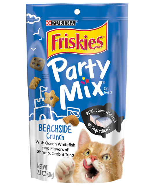 Friskies Party Mix Beachside Crunch Adult Cat Treats