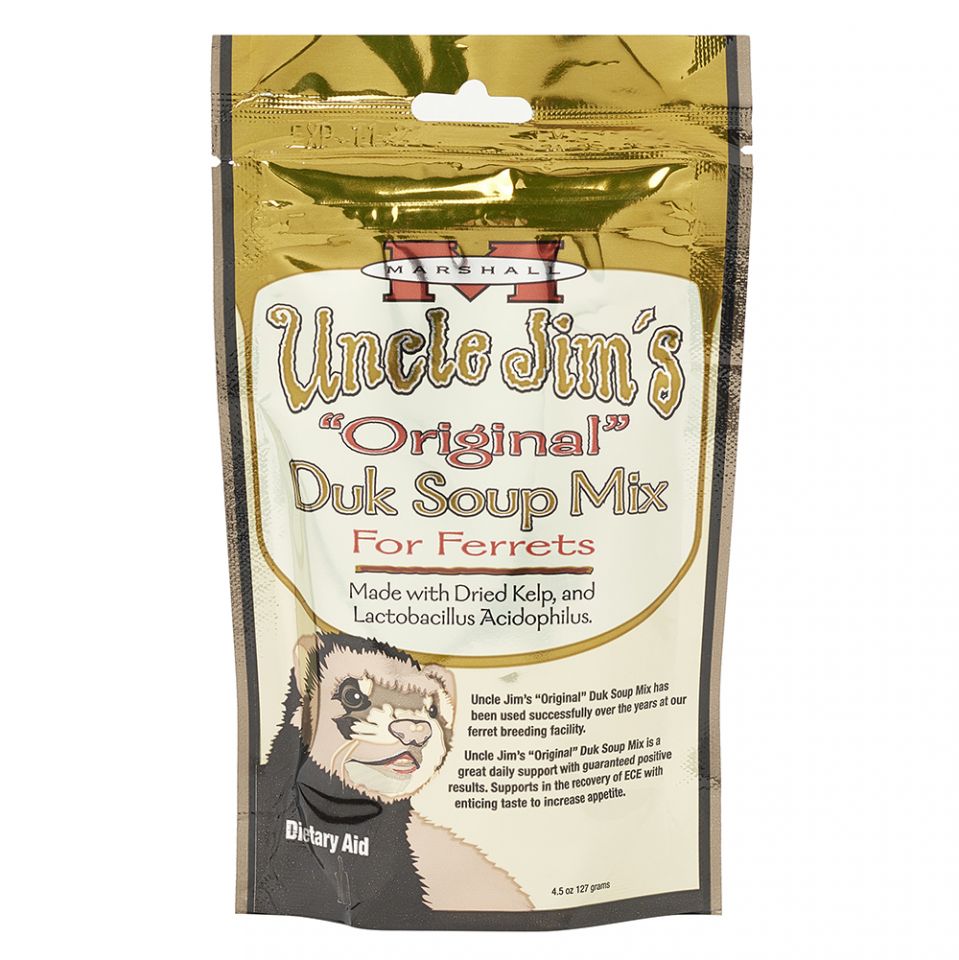 Marshall Uncle Jim's Original Duk Soup Mix Food Supplement & Dietary Aid for Ferrets