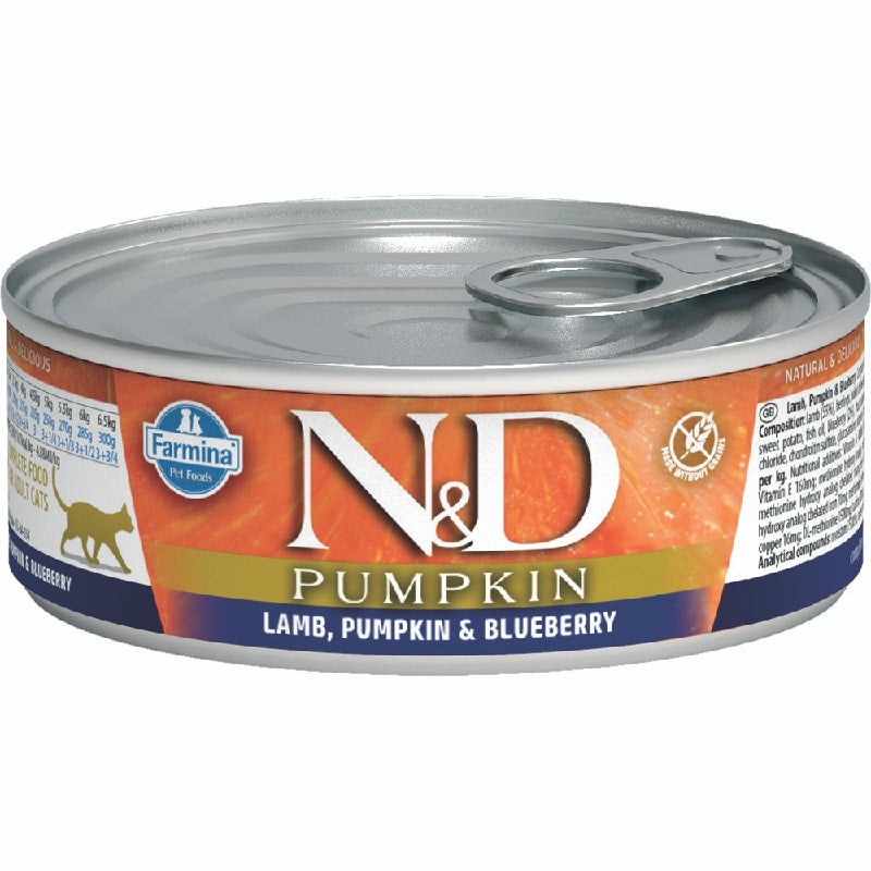 Farmina N&D Pumpkin Lamb, Pumpkin & Blueberry Recipe Canned Cat Food