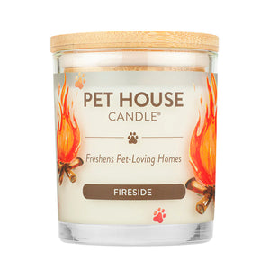 Pet House Candle Fireside Plant-Based Soy Wax Candle