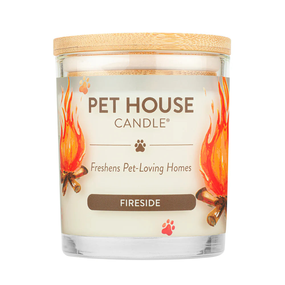 Pet House Candle Fireside Plant-Based Soy Wax Candle