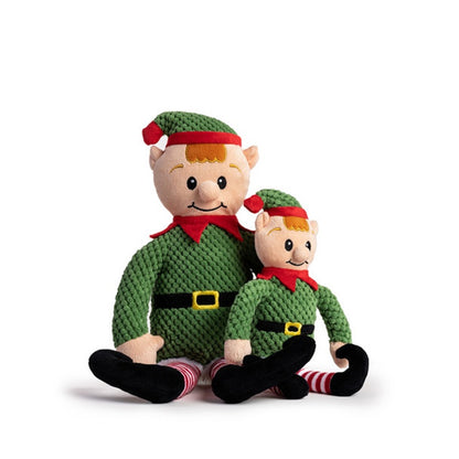 fabdog Floppies Holiday Elf Plush Dog Toy