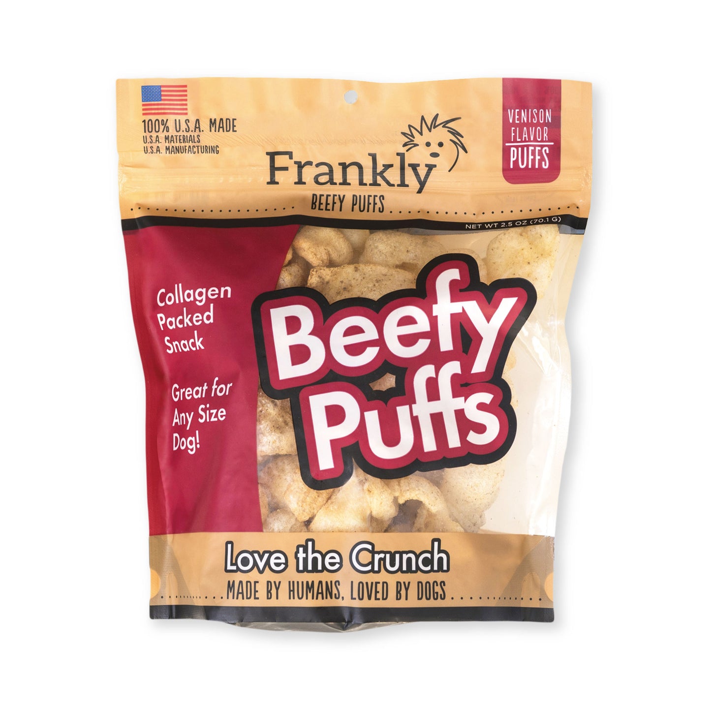 Frankly Beefy Puffs Venison Flavored