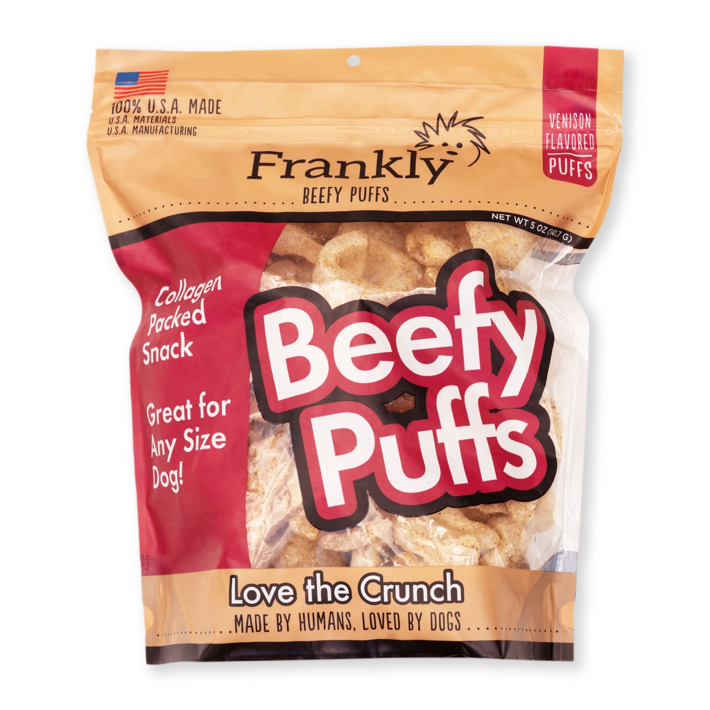 Frankly Beefy Puffs Venison Flavored