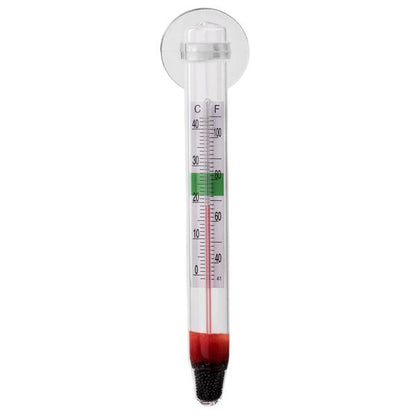 AQUATOP Floating Glass Aquarium Thermometer with Suction Cup Mount