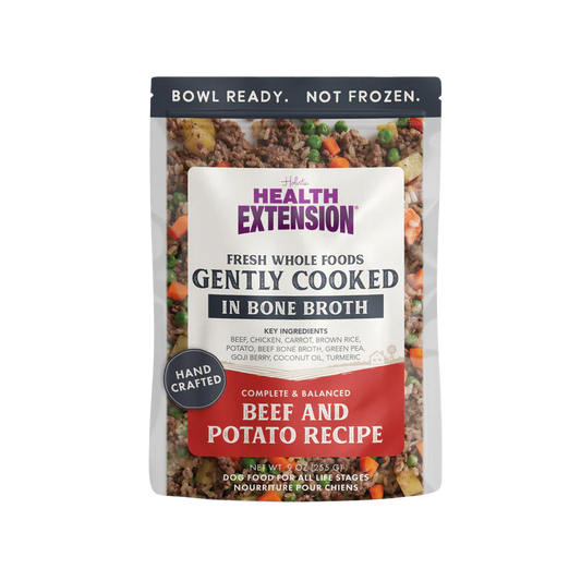 Health Extension Gently Cooked Beef And Potato Recipe, 9 oz.