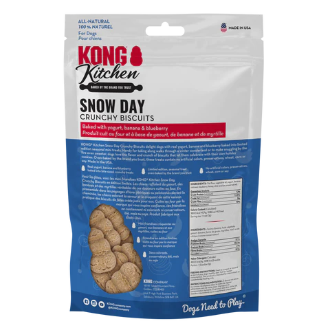 Holiday Kong Kitchen Snow Day Crunchy Biscuits