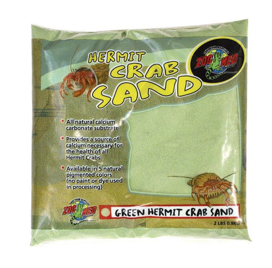 Zoo Med Hermit Crab Sand Green, 2 lb