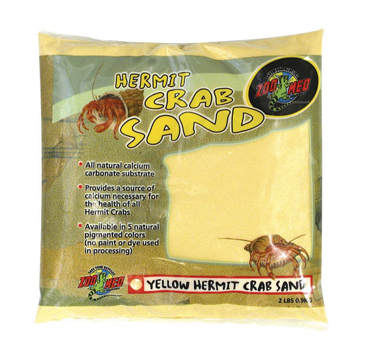 Zoo Med Hermit Crab Sand Yellow, 2 lb