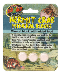 Zoo Med Mineral Block Hermit Crab Supplement 3 Count