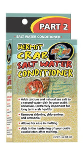 Zoo Med Hermit Crab Salt Water Conditioner 2.25 oz.