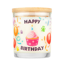 Load image into Gallery viewer, Pet House Happy Birthday Plant-Based Soy Wax Candle
