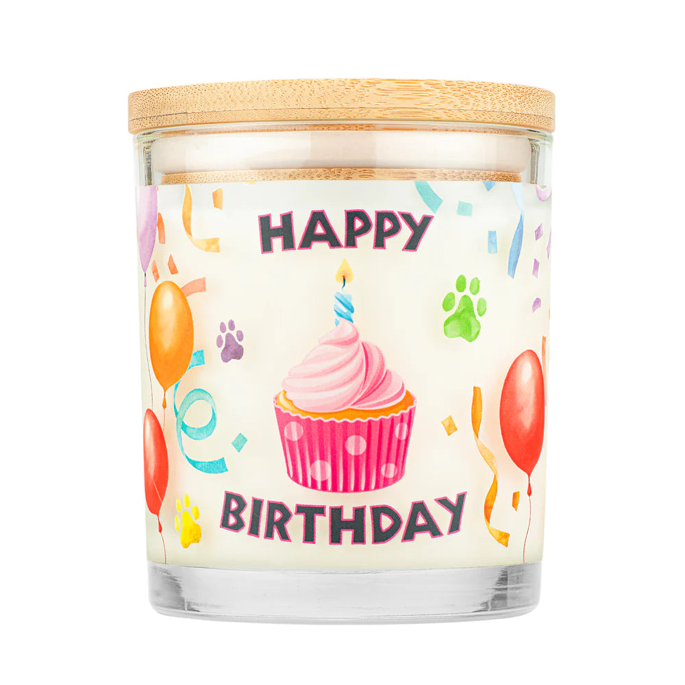 Pet House Happy Birthday Plant-Based Soy Wax Candle