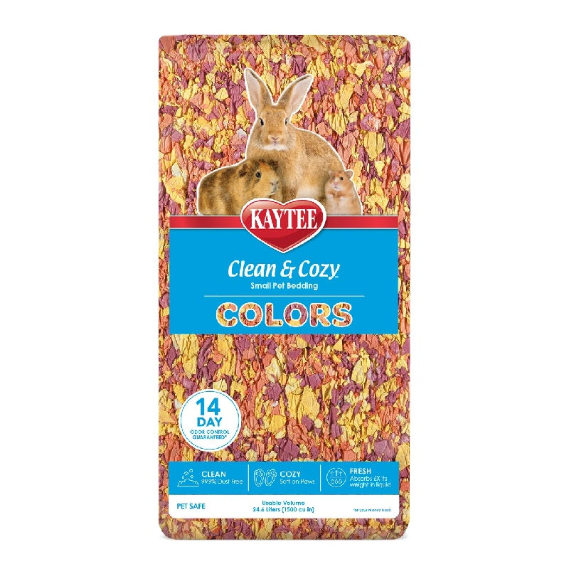 Kaytee Clean & Cozy Bedding Colors Sunset