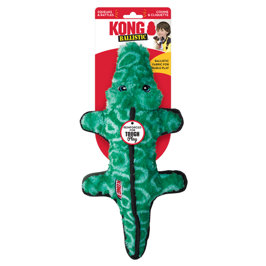 Kong Ballistic Alligator Dog Toy